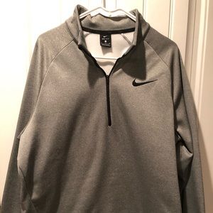 Men's Nike DriFit half zip sweatshirt